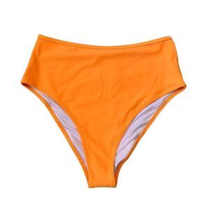 😍2/$20 NEW Cupshe Sz S Orange Bikini Bottom